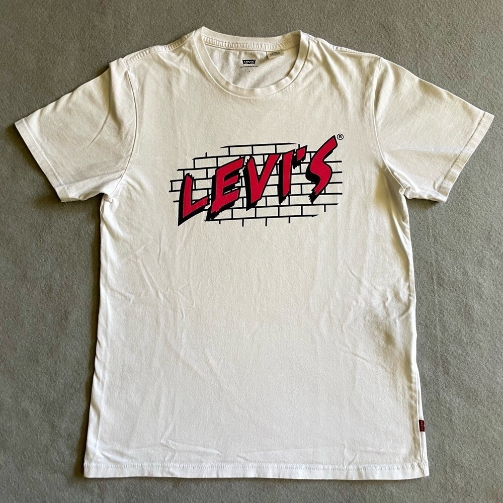 Levi’s Men’s Classic T-Shirt White Size Small 100% Cotton